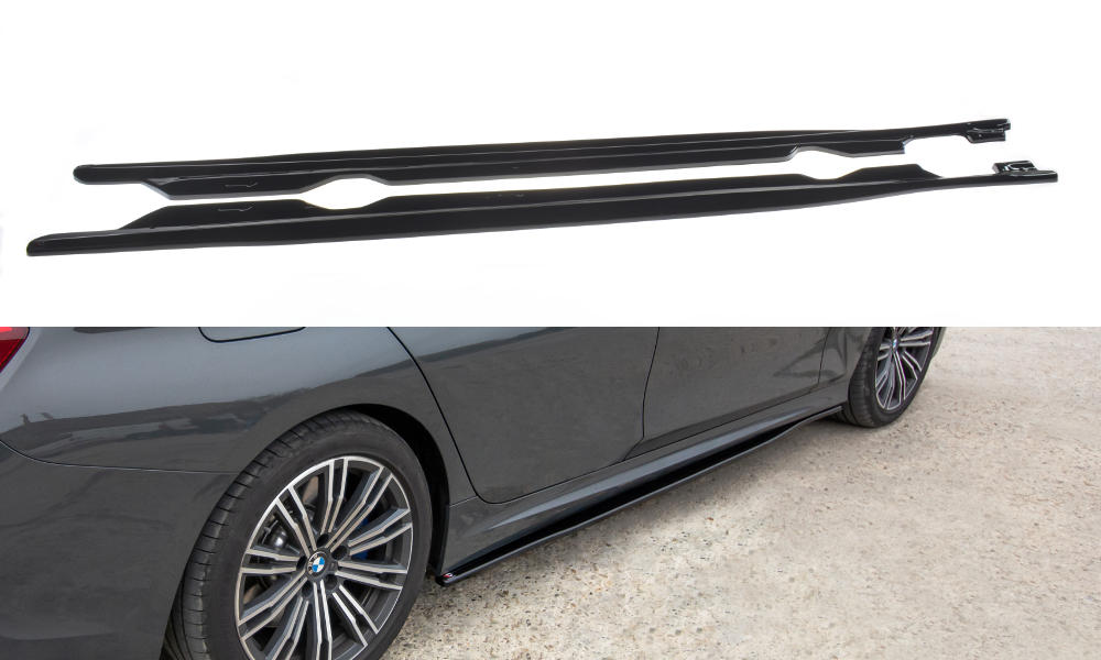 Zijskirts Diffusor BMW 3 Serie G20 M-Pakket Gloss Black