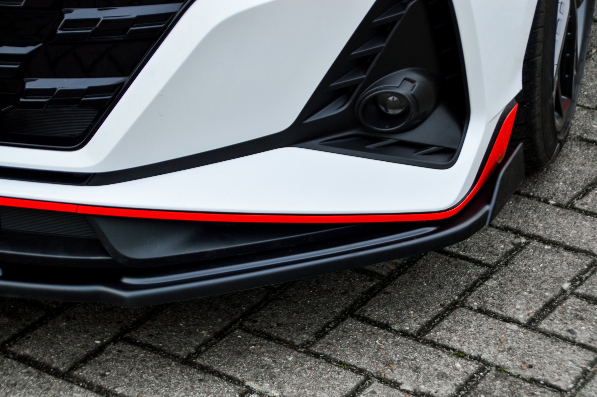 Voorspoilerlip met vleugel Hyundai I20N Performance