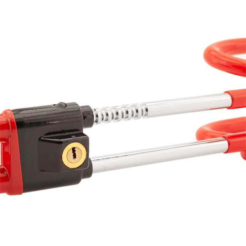 Universeel anti-diefstal stuurwielslot 'Heavy Duty' - Rood