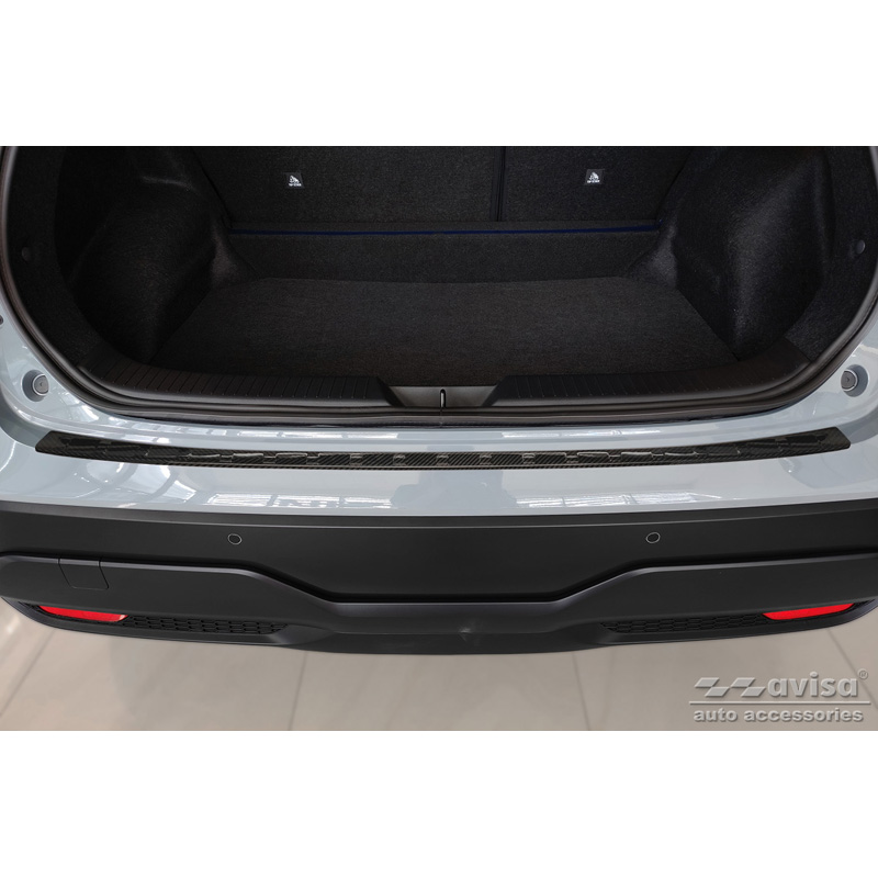 Echt 3D Carbon Achterbumperprotector  Nissan Qashqai III 2021- 'Ribs'