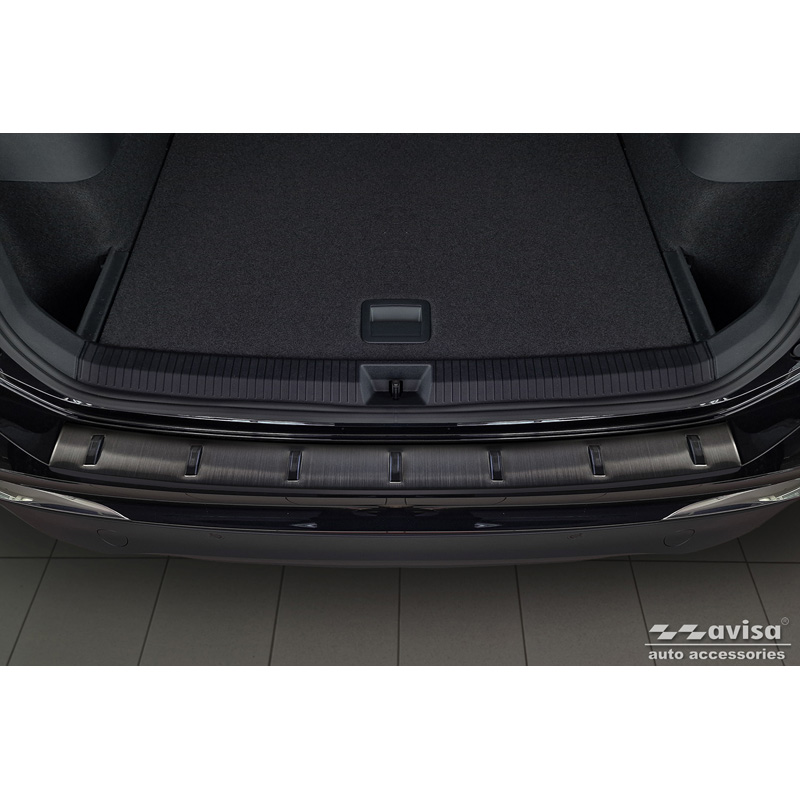 Zwart RVS Achterbumperprotector  Volkswagen Tiguan III (CT1) 2024- 'STRONG EDITION'