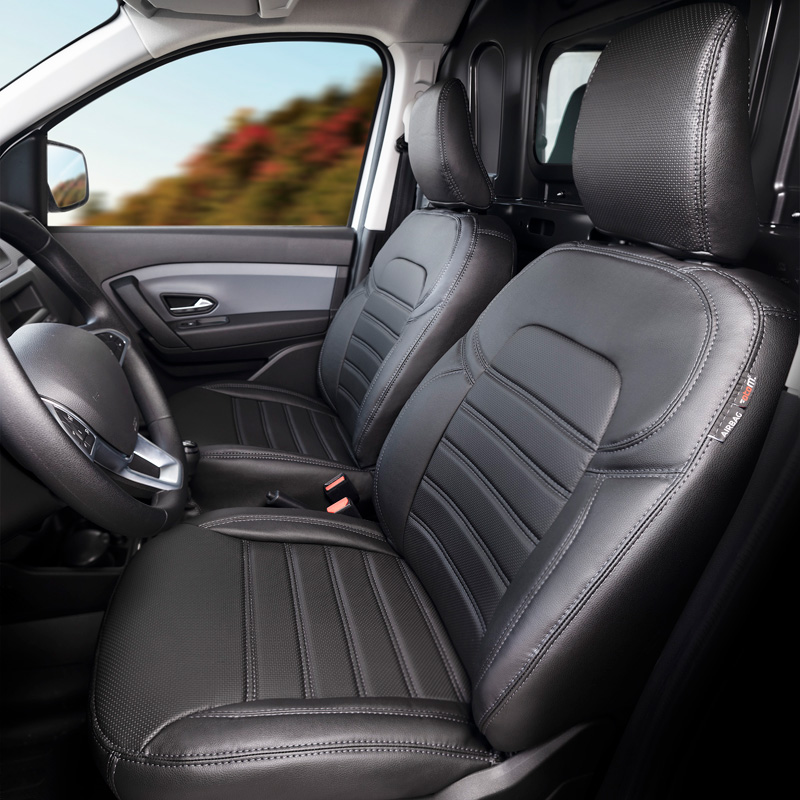New York Design Kunstleder Stoelhoezenset 1+1  Renault Kangoo Express 2021-
