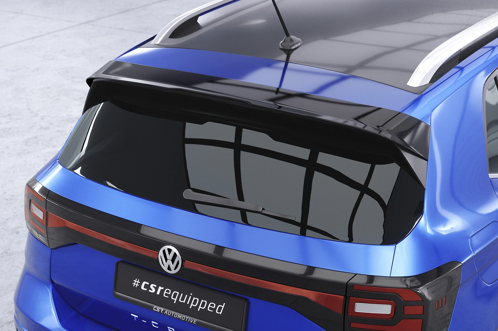 Achterspoiler voor VW T-Cross Glans Zwart (2018–heden) – CSR Automotive
