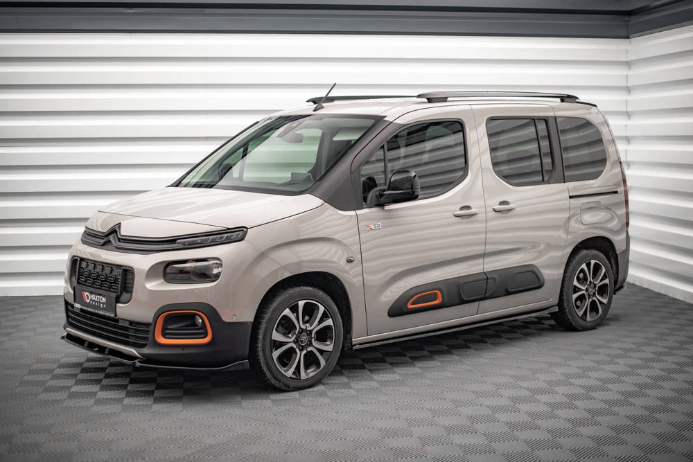 Zijskirts Citroen Berlingo MK3 Maxton Glans Zwart