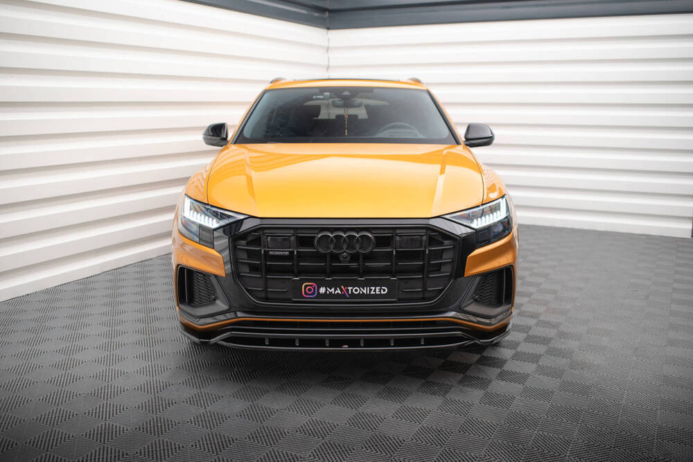 Voorspoiler Audi Q8 S-Line / SQ8 Maxton Glans Zwart