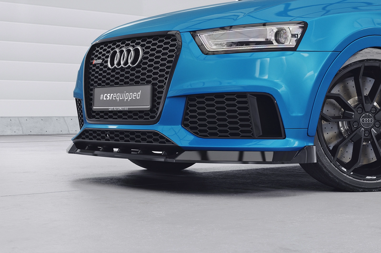 Voorspoiler Audi RSQ3 glans zwart