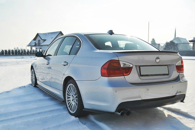 Achterzij Spoilers BMW 3 E90 MPACK Glanzend Zwart