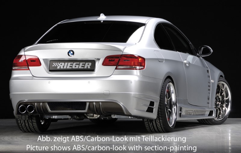Achterbumper Diffusor BMW E92 alleen 335i duplex Coupe Rieger