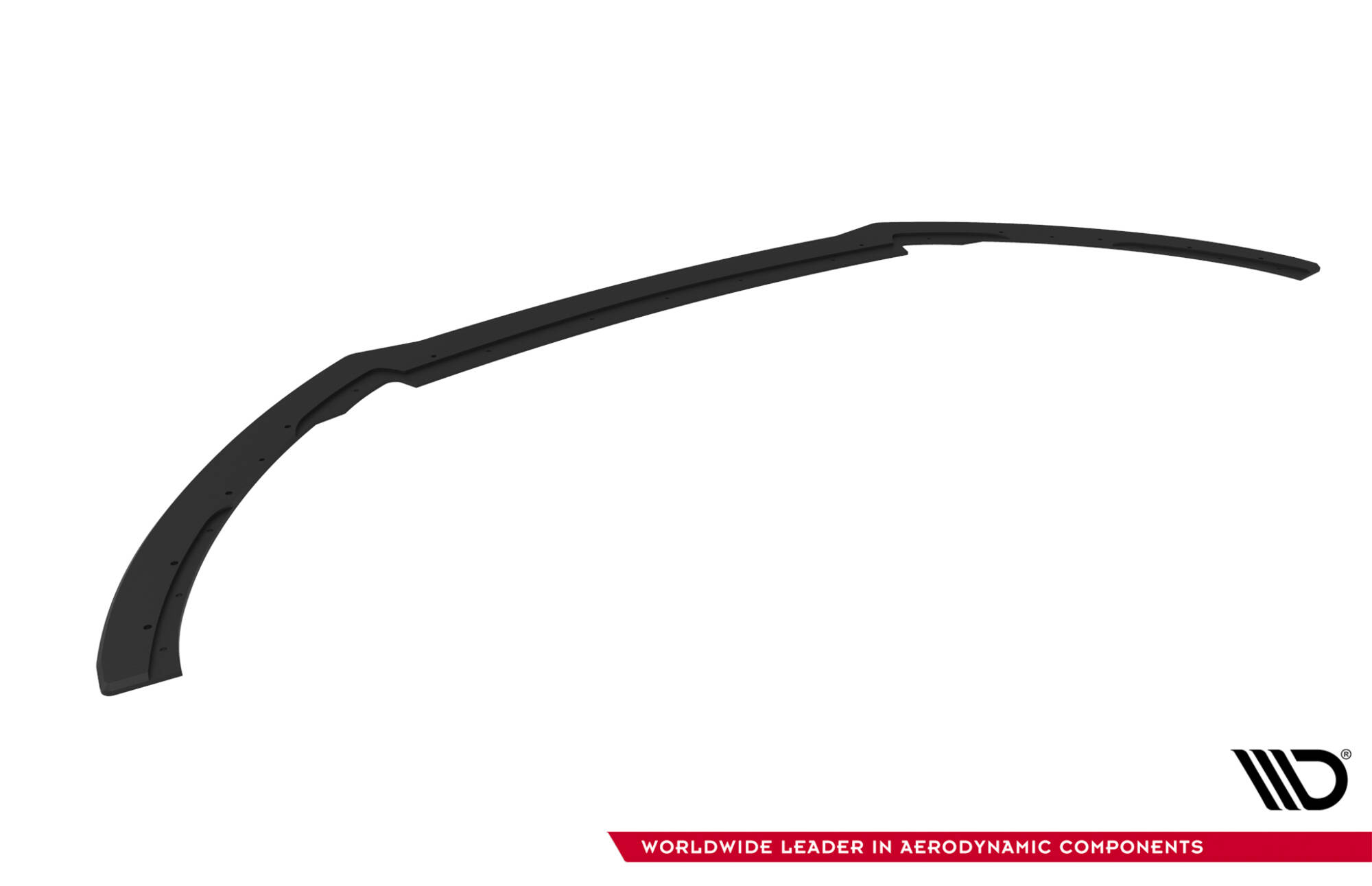 Street Pro Voorspoiler Ford Focus ST MK3 Facelift Maxton Glanzend zwart