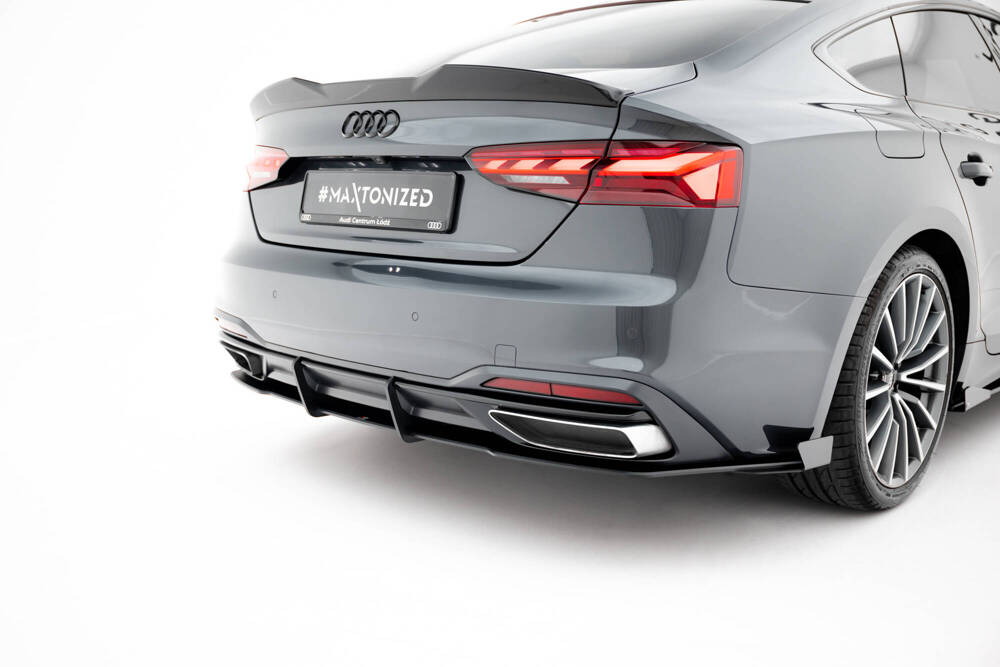 Street Pro Achterdiffuser + Flaps Audi A5 F5 Facelift