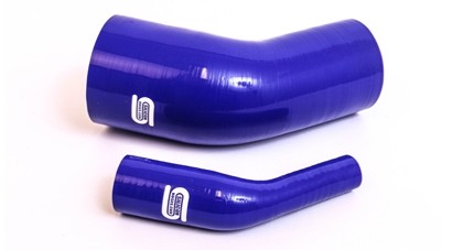 45 Graden reducer bochten 76-51 mm SiliconHoses