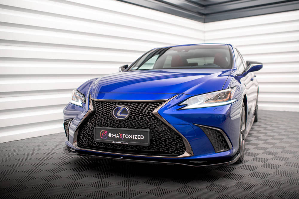 Voorspoiler V.1 Lexus ES F Sport 2019 - Maxton Glans Zwart