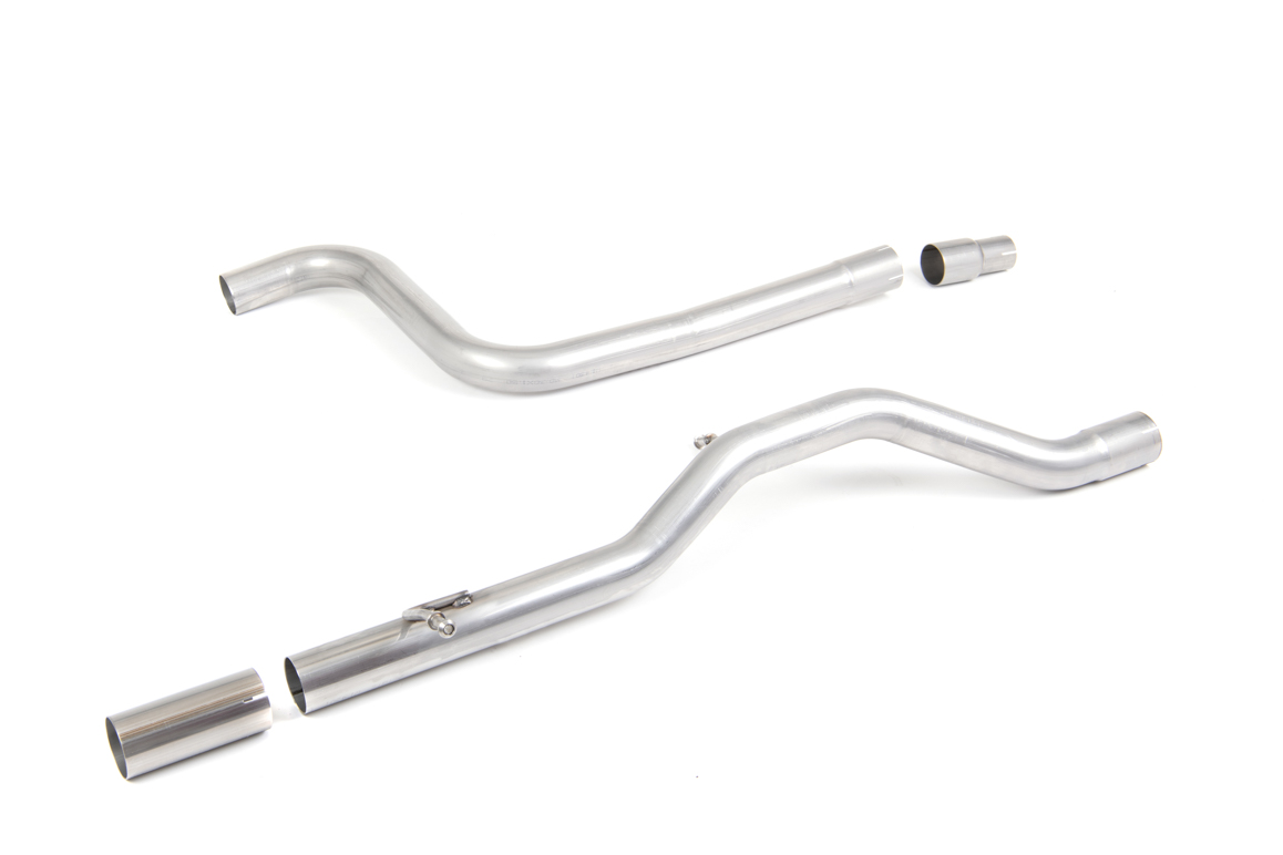 Ford Fiesta VIII 1.0 EcoBoost Milltek Particulate Filter-back Non-Resonated met Polished GT-