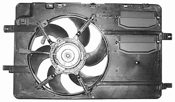 Radiator FAN MB. COLT 04-08 340mm 1.1-12V/1.3-16V -AC