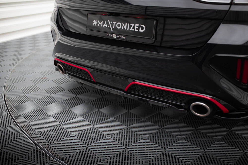 Diffuser Kia Ceed GT Mk3 FL Maxton Glans Zwart