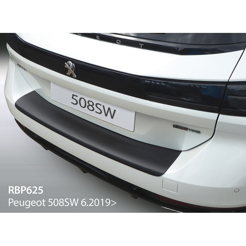 ABS Achterbumper beschermlijst  Peugeot 508 SW II 2019- Zwart