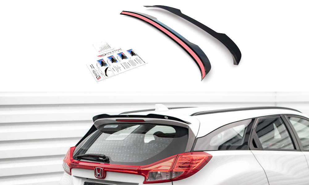 Spoiler Honda Civic Tourer MK9 Maxton Glans Zwart