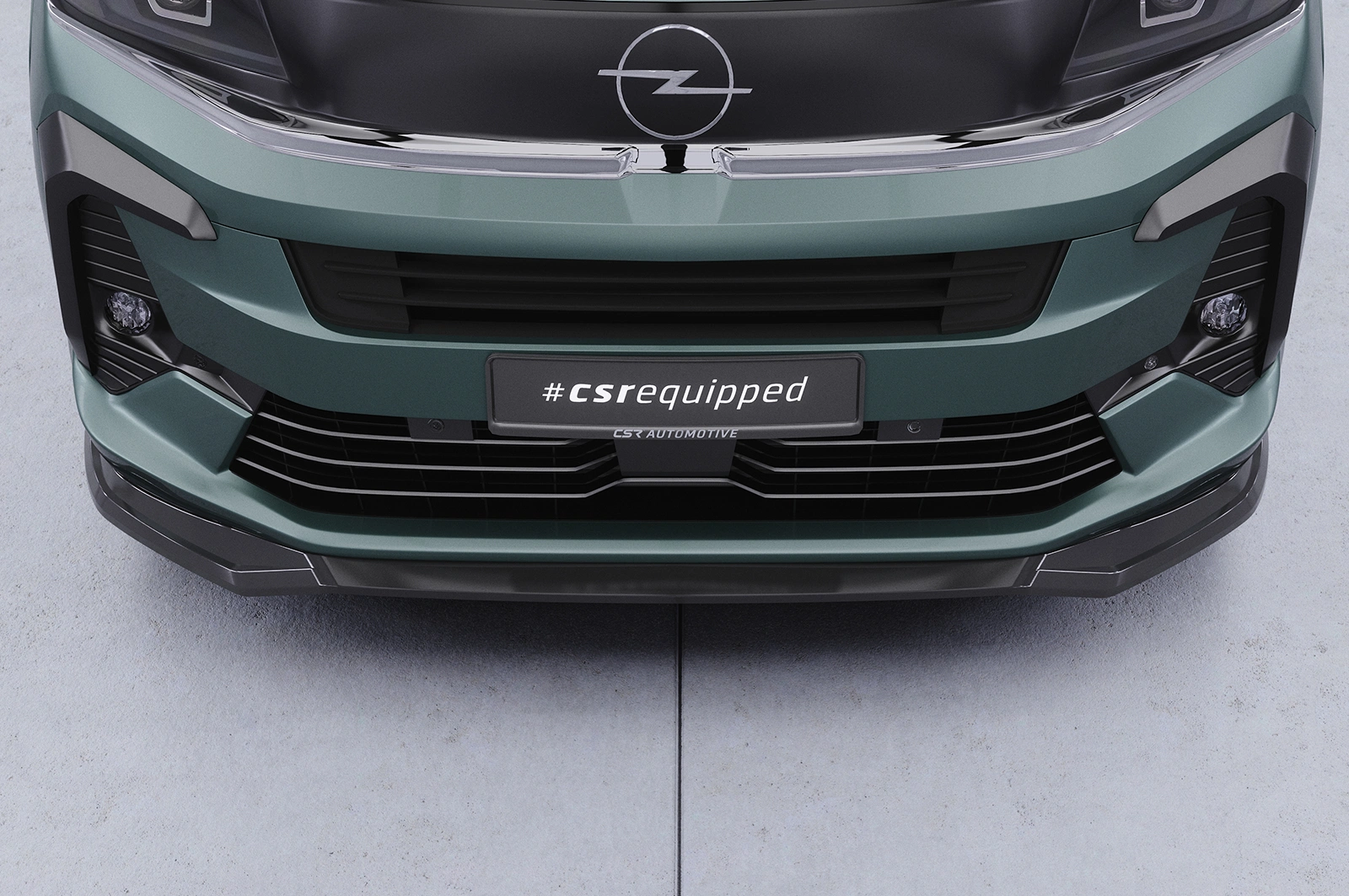 Voorspoiler Opel Zafira Life glans zwart