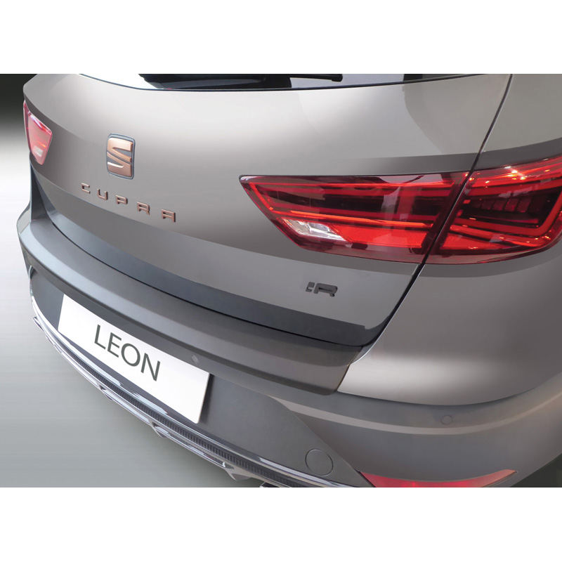 ABS Achterbumper beschermlijst  Seat Leon (5F) ST S/SE/FR/X-Perience/Cupra 2017-2020 Zwart