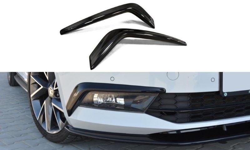 Frames voor verlichting Skoda Superb Maxton Design glans zwart