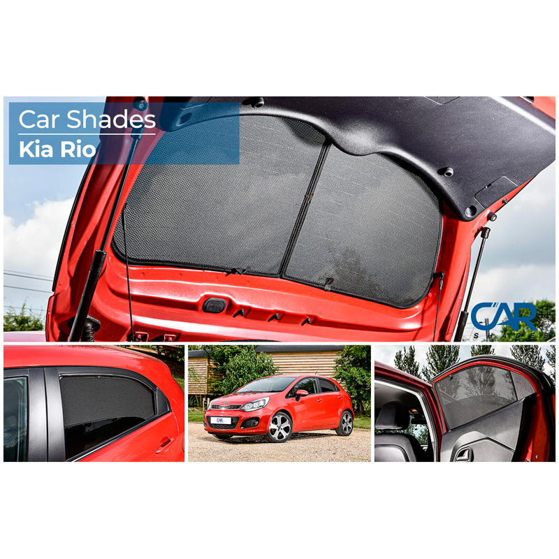 Set Car Shades  Kia Rio 5 deurs 2011-2016 (4-delig)