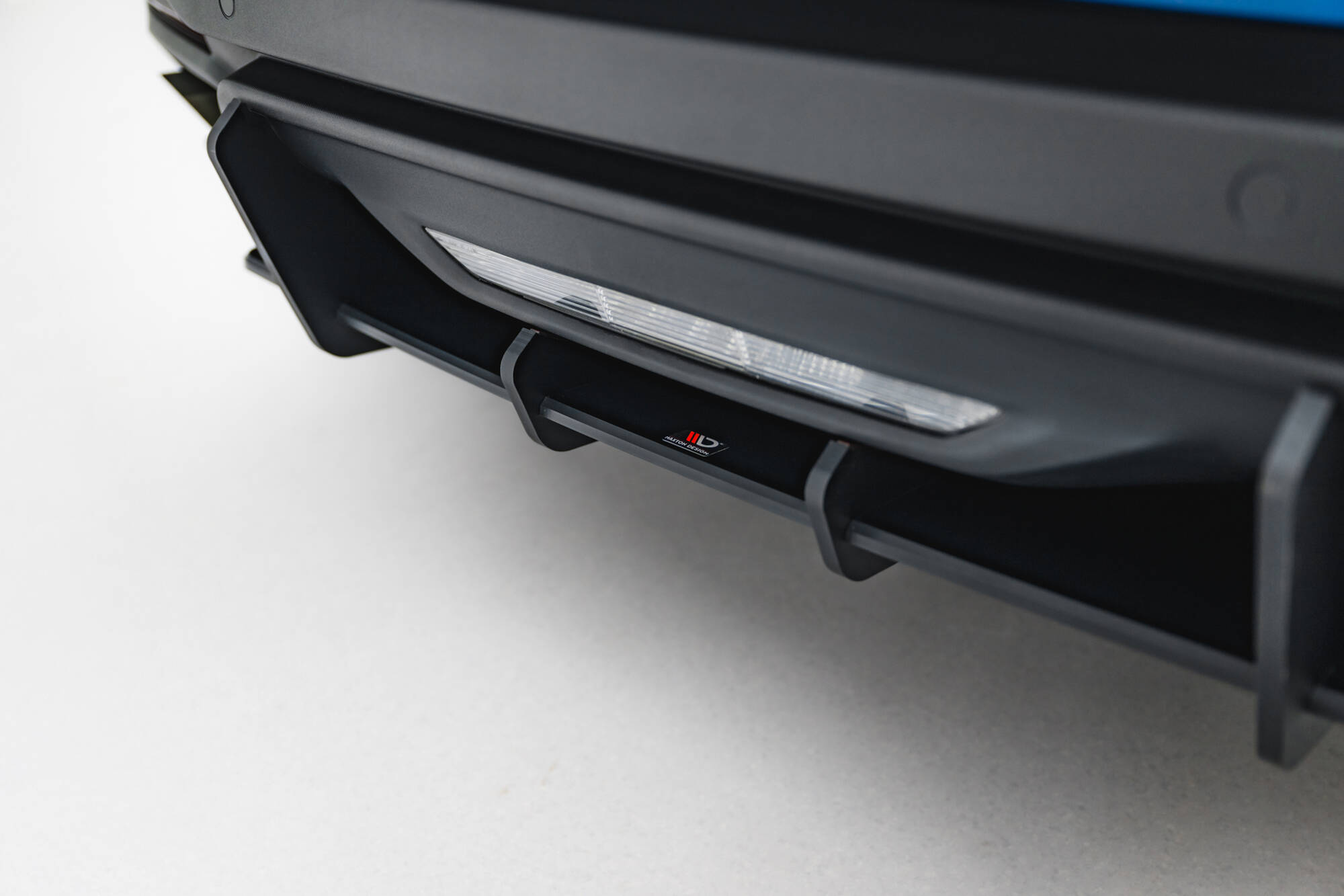 Street Pro Achter Diffuser Ford Mustang GT MK7 Maxton Glanzend zwart
