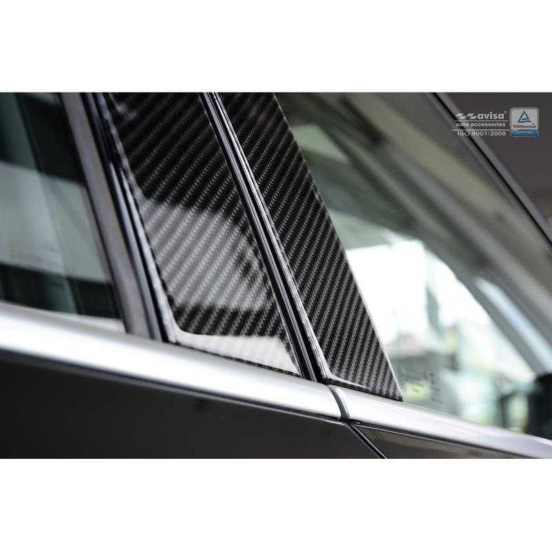 B-Stijl lijsten  Mazda 6 Sedan/Wagon 2013- Zwart Carbon