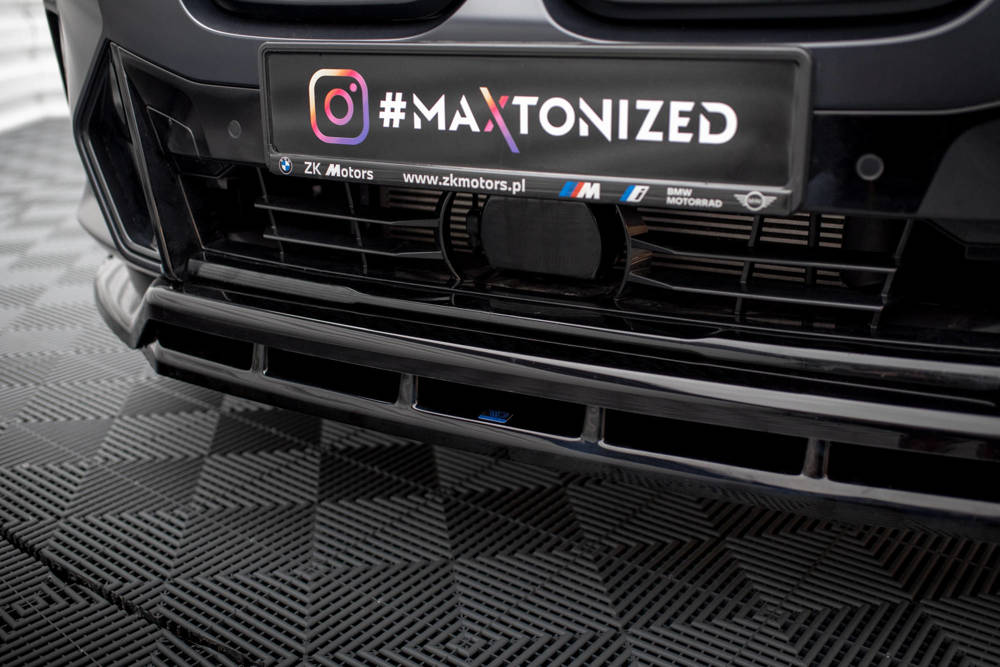 Voorspoiler BMW X3 G01 M Pakket FL Maxton Glans Zwart