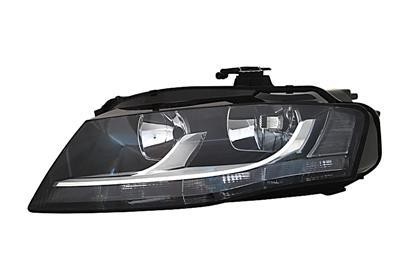 koplamp, H7+H7, elektr verstelb, incl stelmotortje, rechts Audi