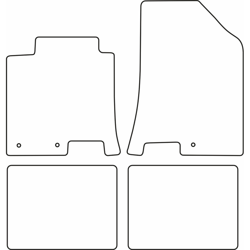 Automatten  Hyundai i40 2011-