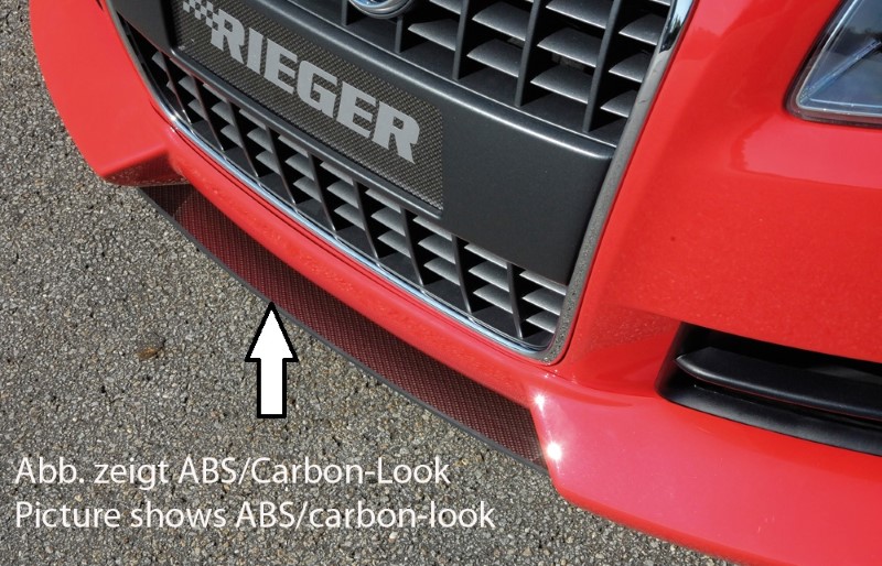 Spoilerzwaard voor Voorspoiler met/zonder 3 extra air-intakes Aud