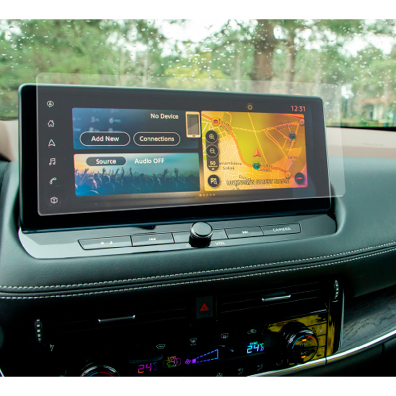 Simoni Racing Transparant Beschermfolie voor Infotainment Systeem - 30x22cm