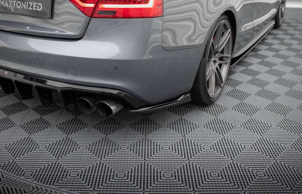 Zijdiffuser Audi A5 S-Line / S5 8T Coupe FL Maxton Glans Zwart