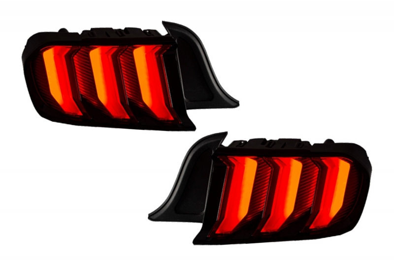 Achterlichten Ford Mustang VI S550 15-19 Dynamic Rood/Zwart