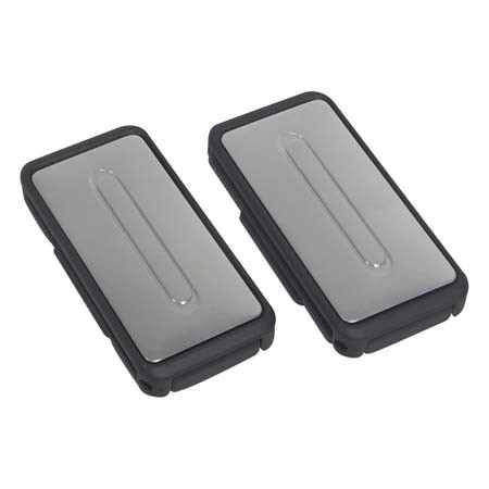 Gordelklemmen zilver 2 stuks