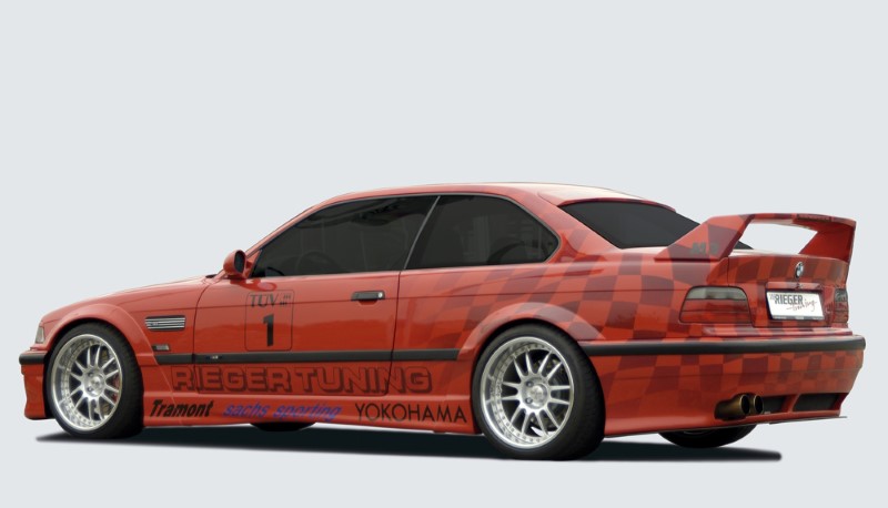 Wielkastverbreders achter BMW E36 Sedan Breedversie Polyester Ri