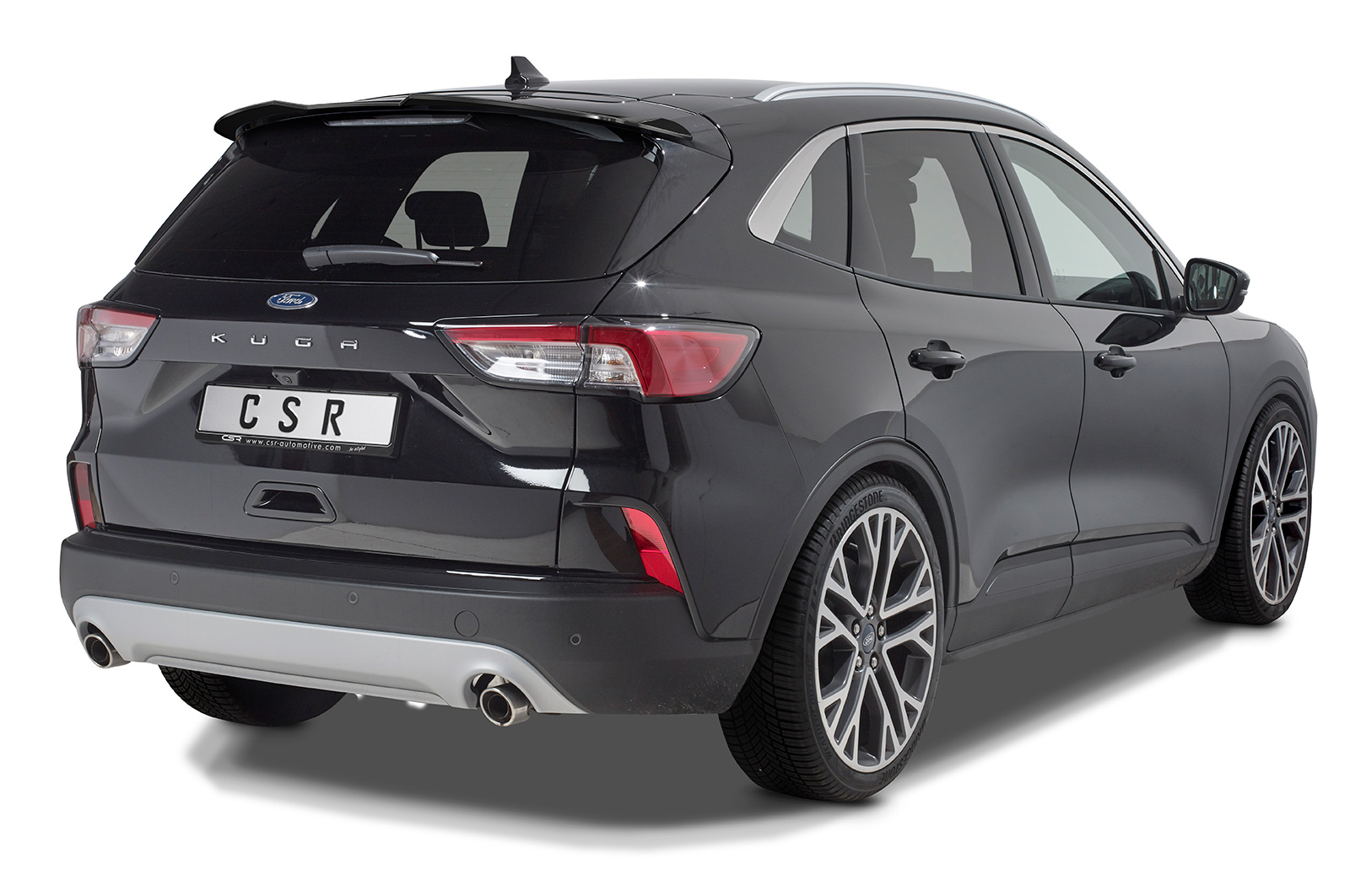 Spoiler Ford Kuga 3 CSR glans Zwart