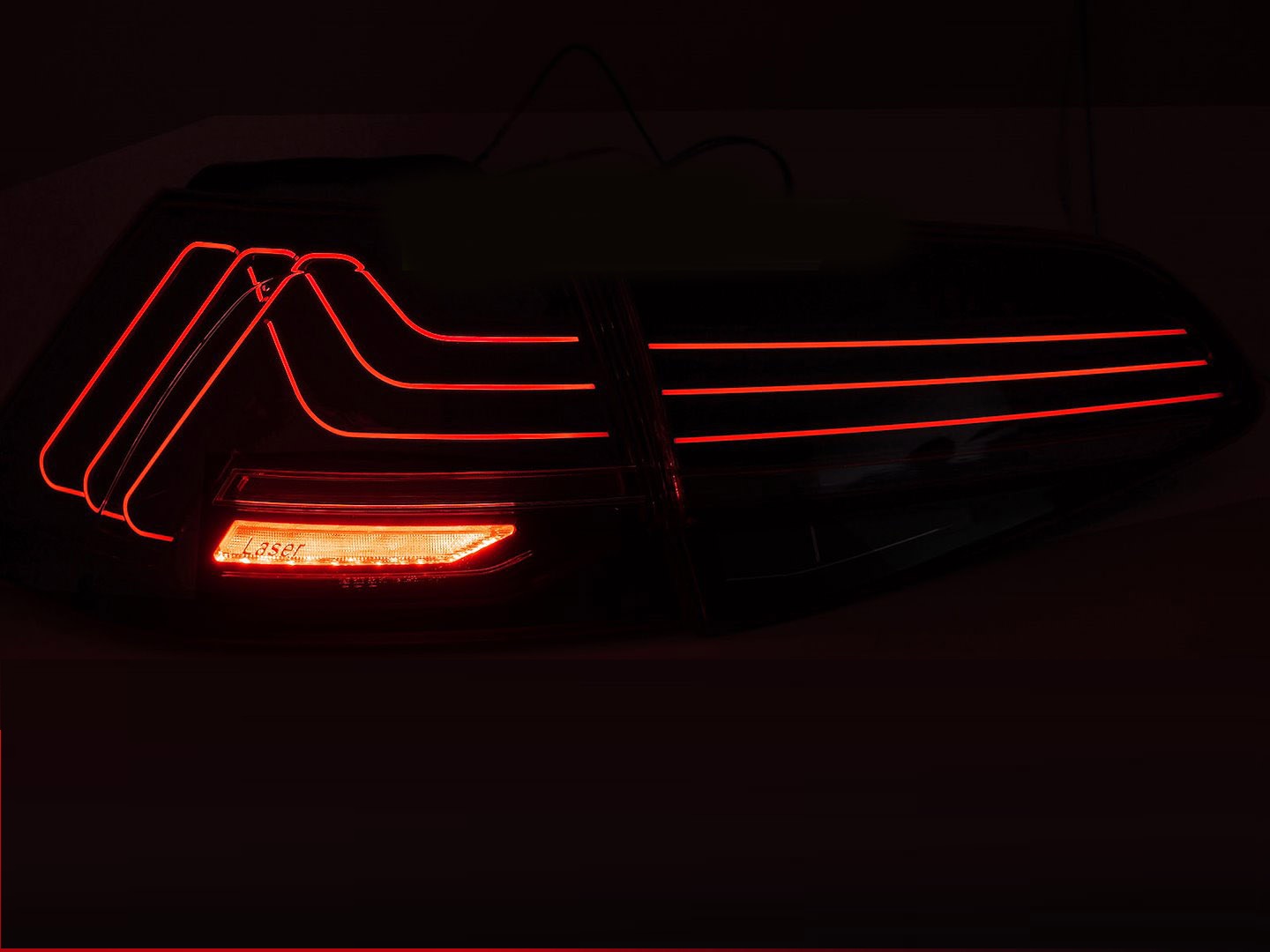 Achterlichten VW Golf VII Dynamic Facelift Laser LED Zwart
