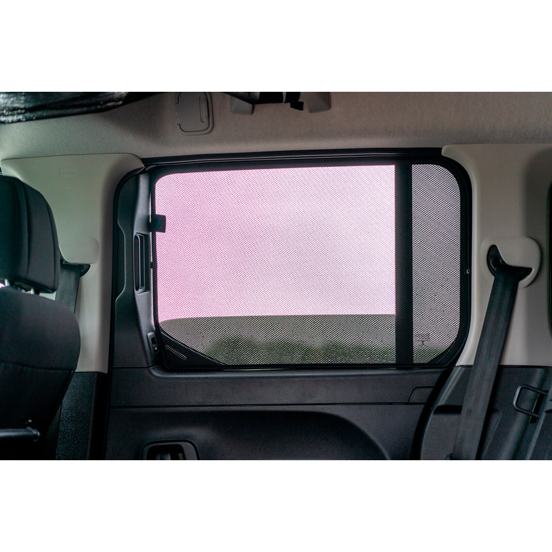 Set Car Shades  Citroen Berlingo XL / Peugeot Rifter / Opel Combo Life / Toyota Proace City 2018- (enkel met achterklep met te openen achterruit) (6-delig)