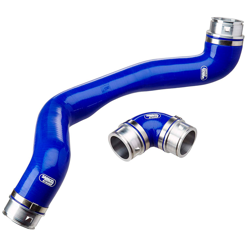 Samco Slangen Kit  Skoda Fabia RS 1.9TDi 2003-2008/Seat Ibiza FR 130pk Tdi (BLT) 2002-2009 - 2-delig - Turbo - Blauw