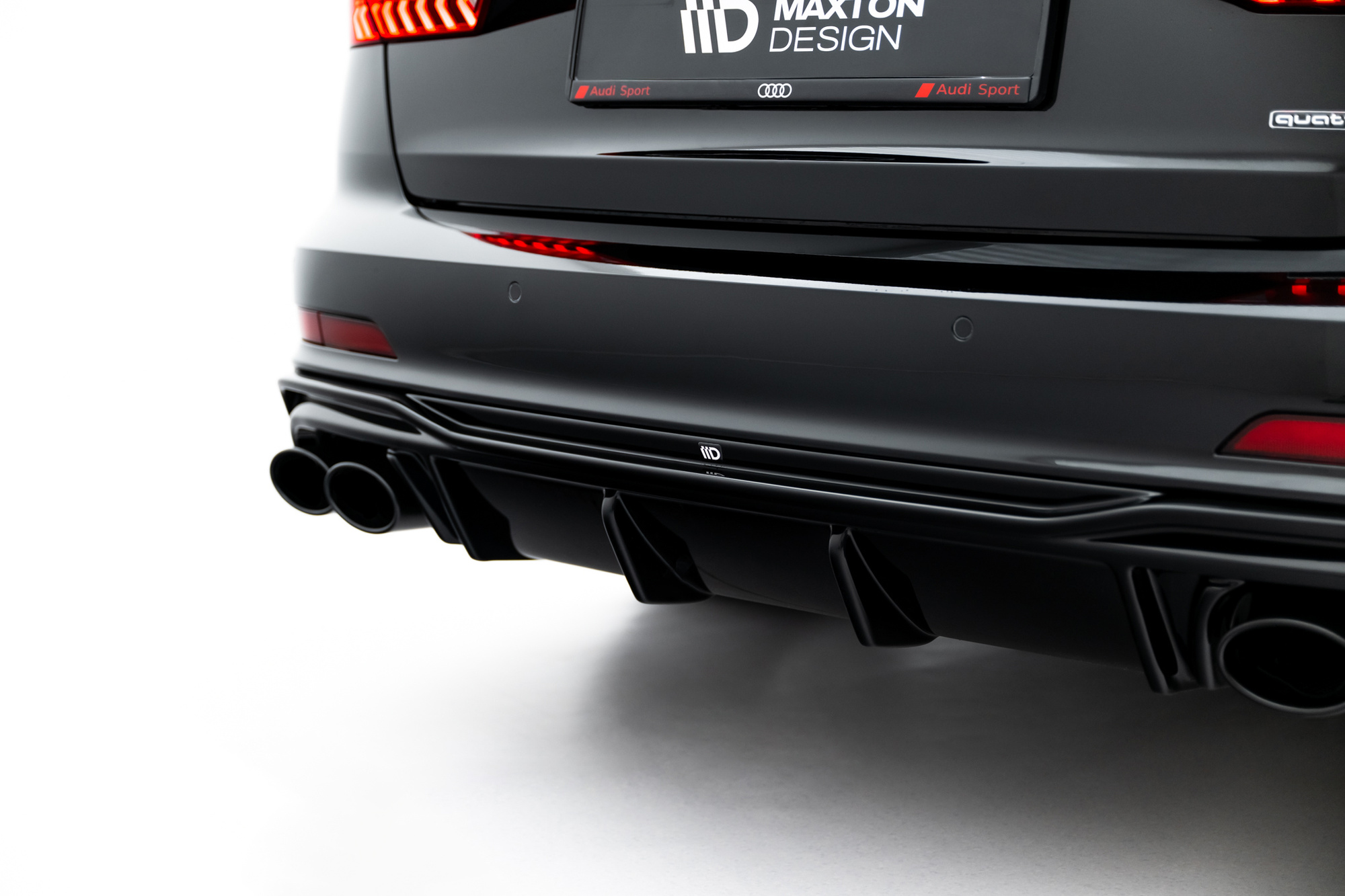 Diffuser Audi A6 C8 S-Line Maxton Glans Zwart Zwarte Sierstukken