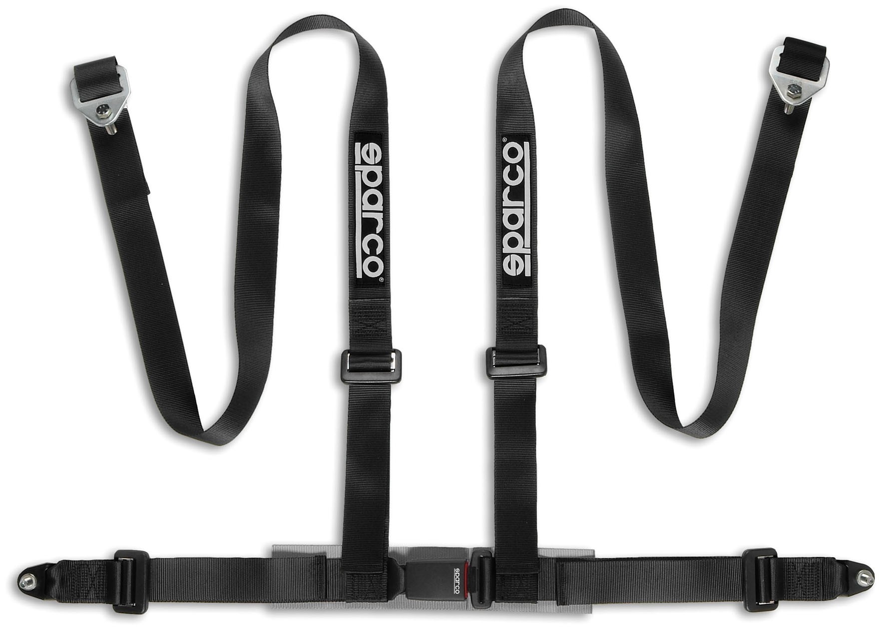 4 punts Gordels Sparco  Zwart