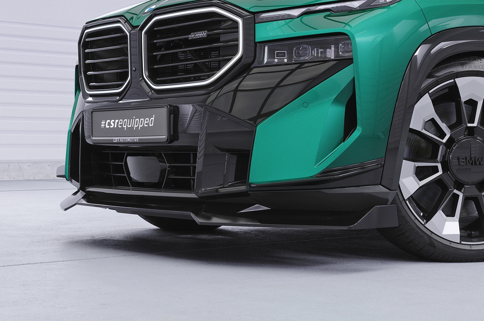 Voorspoiler BMW XM G09 Glans Zwart (2022)