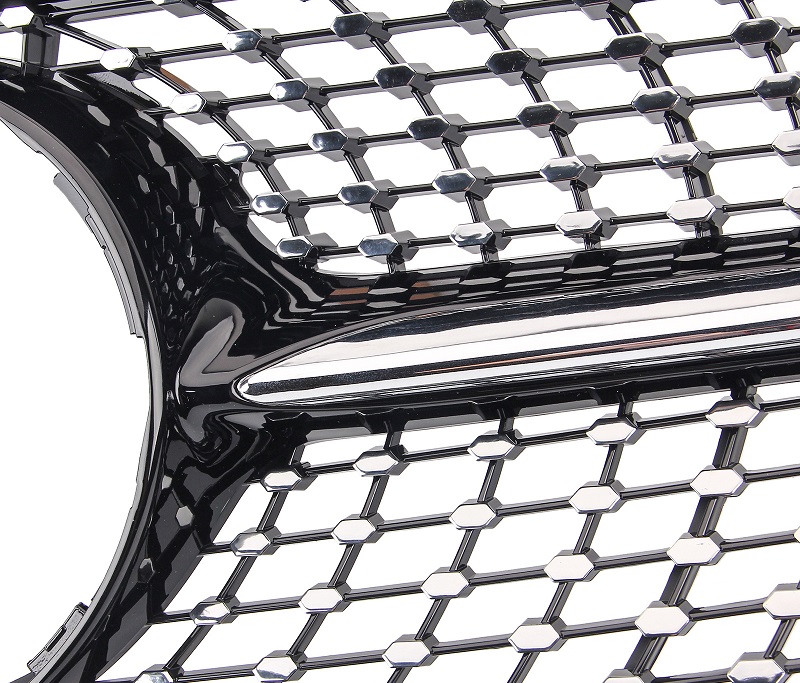 Grill Mercedes A-Klasse W176 16-19 Diamond Glans Zwart