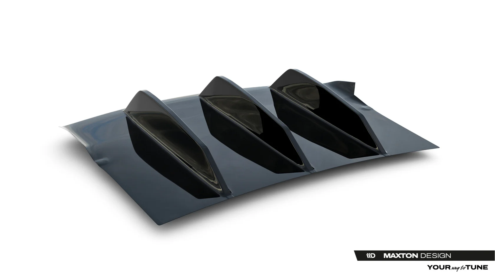 Diffuser Tesla Model S Mk1 Maxton Glans Zwart