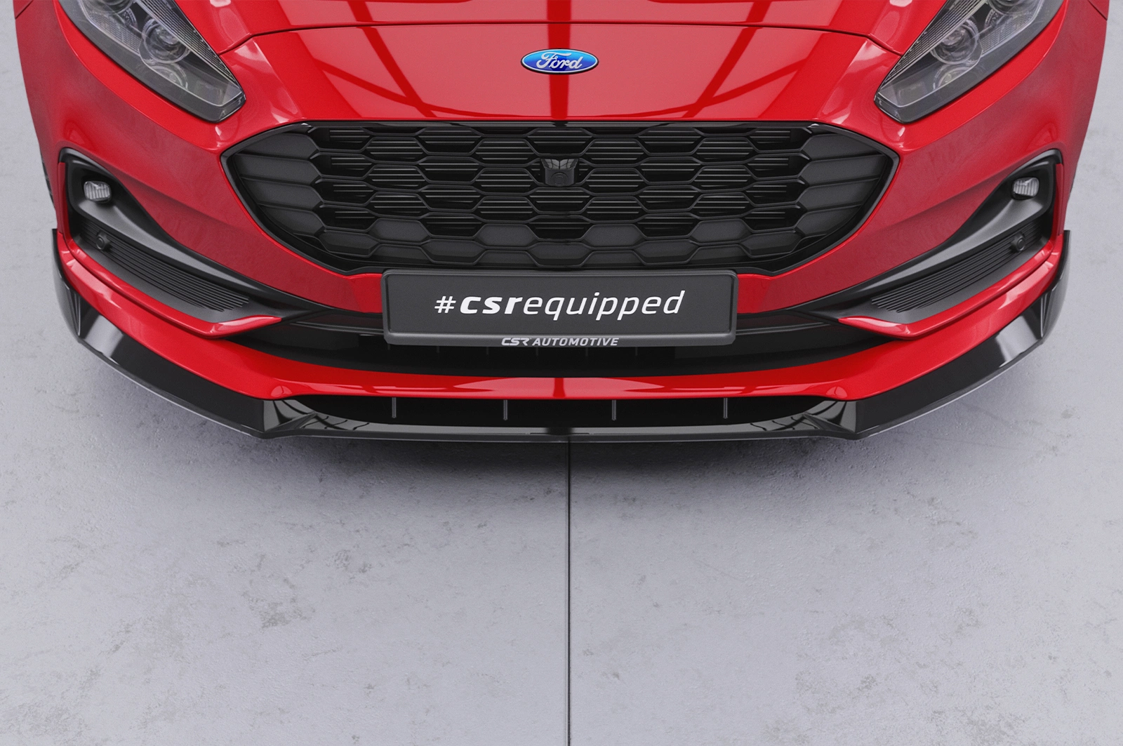 Voorspoiler Ford S-Max MK2 glans zwart 2019–