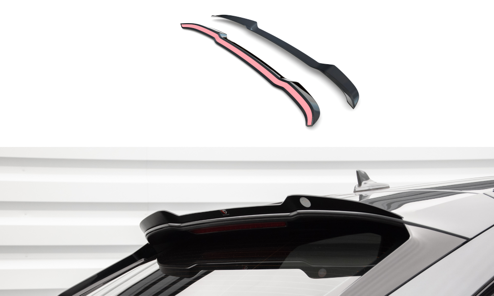 Spoiler Audi Q5 S-Line & SQ5 Sportback Facelift 2020 - Maxton Glans Zwart