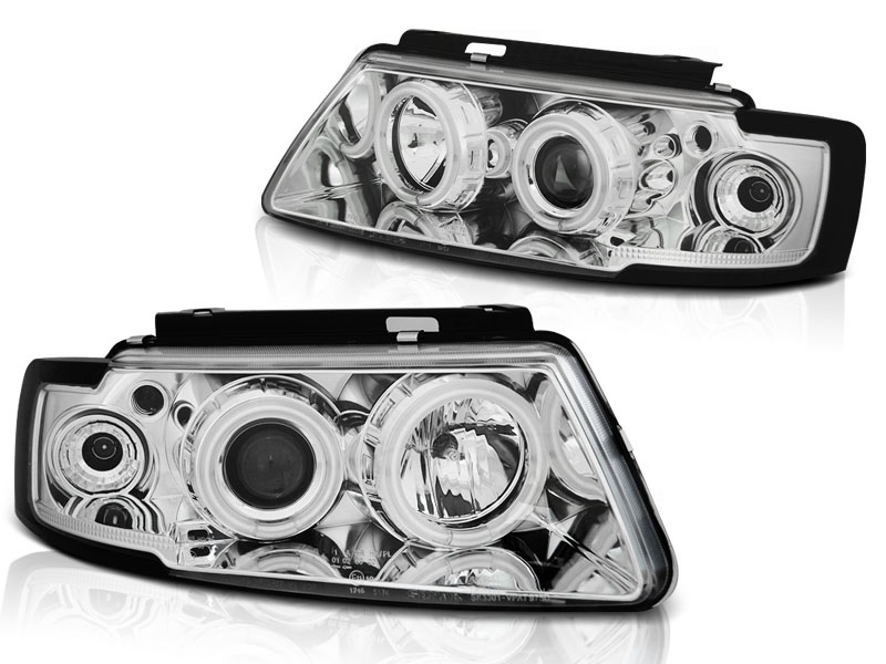 Koplampen VW Passat 3B 96-00 Angel Eyes Ice CCFL