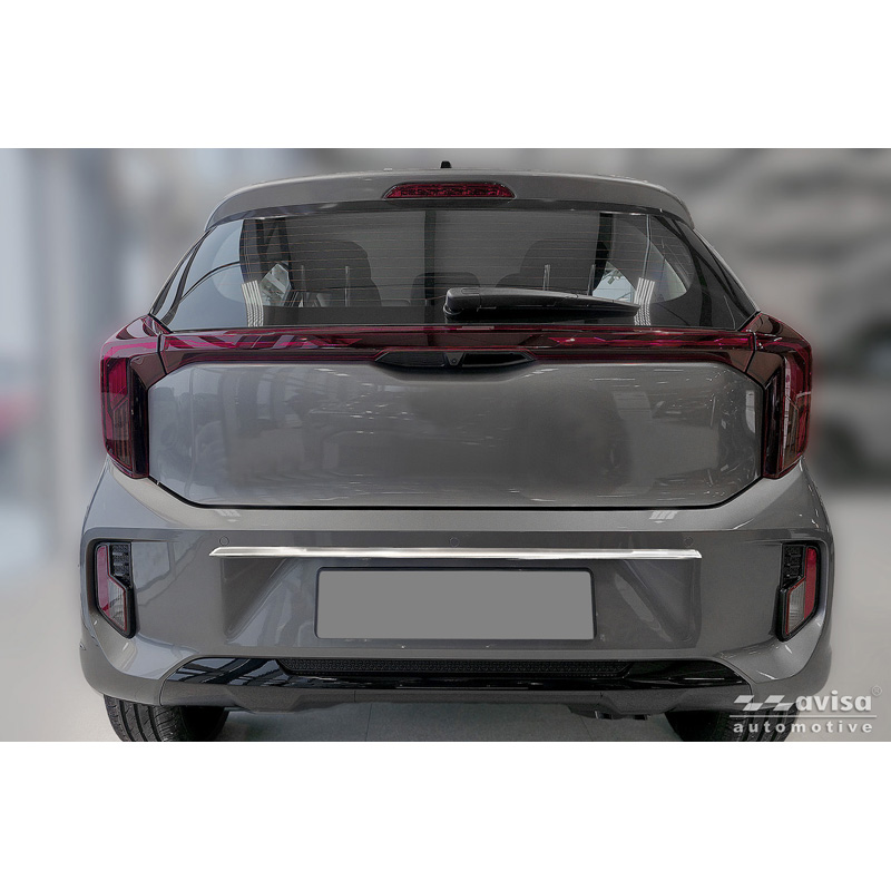 Avisa Geborsteld RVS Kofferbak Sierlijst  Kia Picanto III (JA) Facelift 2024-