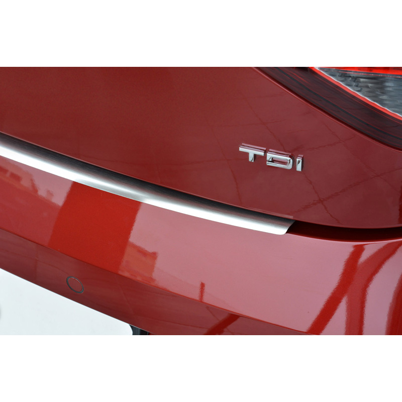 RVS Achterbumperprotector  Seat Leon 5F 5 deurs 2013-2020 'Ribs'